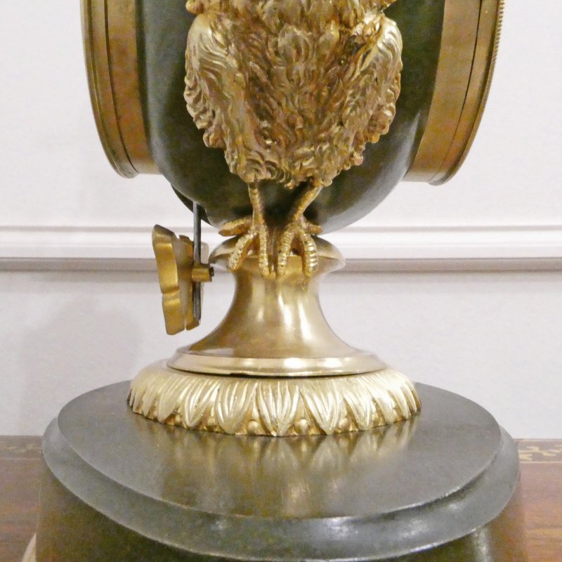 French Bronze & Gilt Bronze Mantel Clock Set by Japy Freres - Image 9