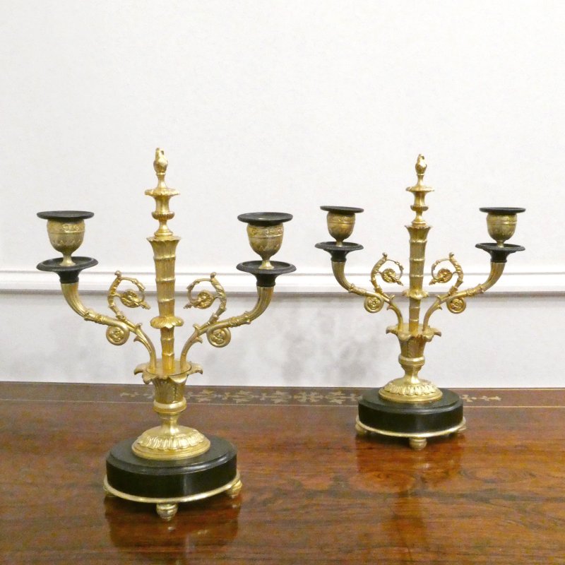 French Bronze & Gilt Bronze Mantel Clock Set by Japy Freres - Image 13