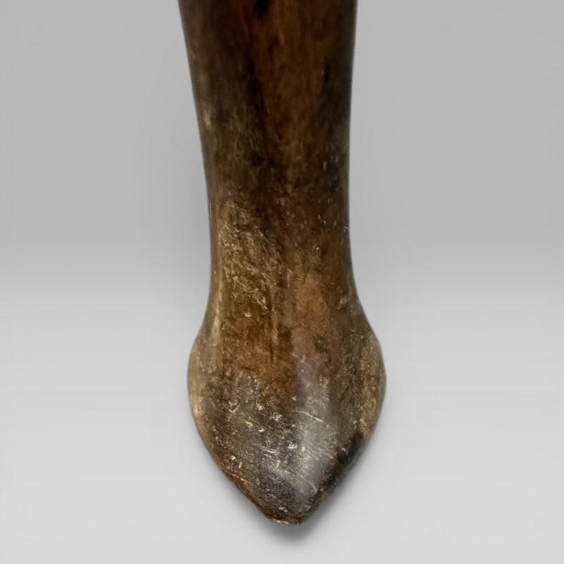 Antique George II Mahogany Oval Drop Leaf Dining Table - Image 12