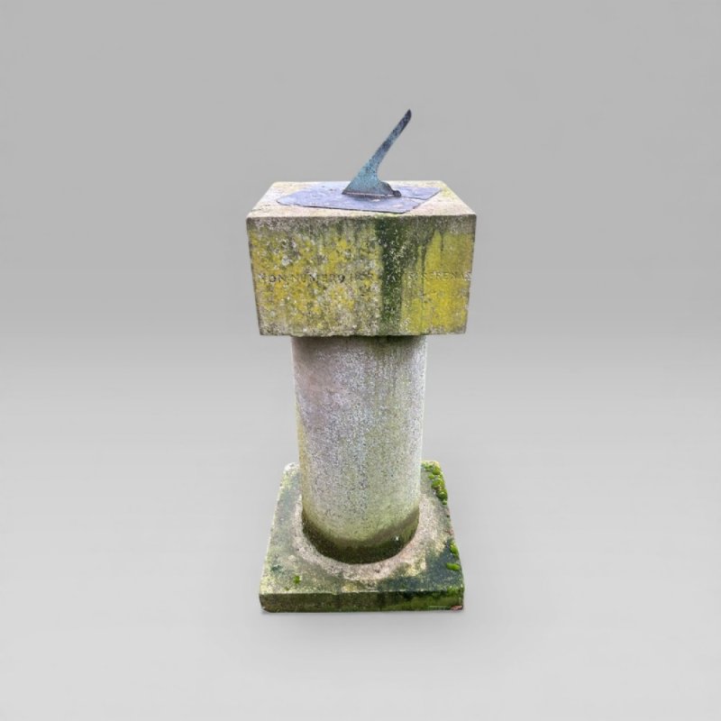 Historic Crimean War Sundial From Kinburn Fort - Stone Garden Sculpture - Image 3