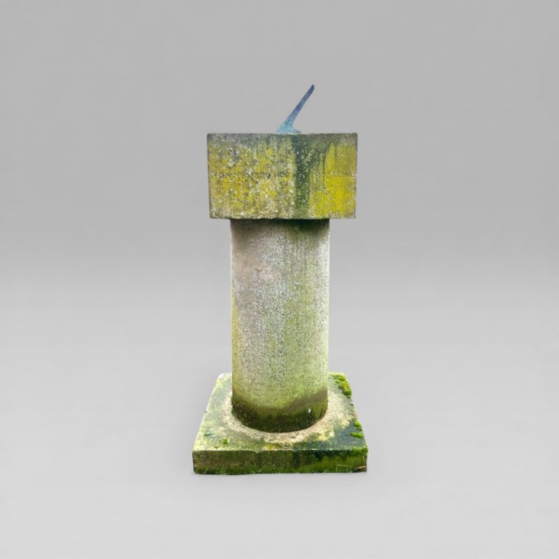 Historic Crimean War Sundial From Kinburn Fort - Stone Garden Sculpture - Image 2