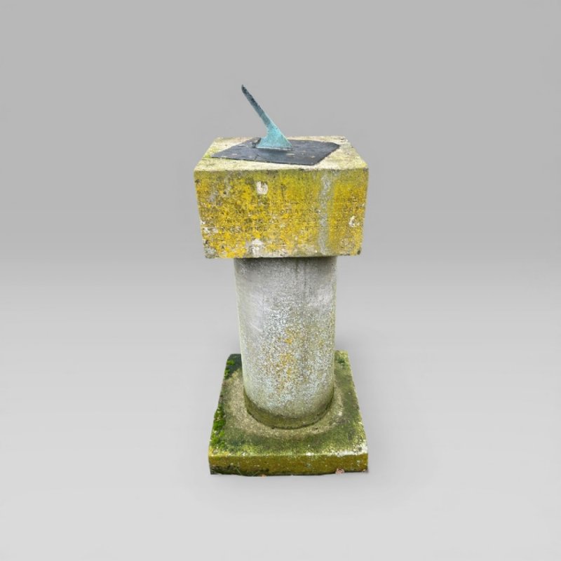 Historic Crimean War Sundial From Kinburn Fort - Stone Garden Sculpture - Image 4