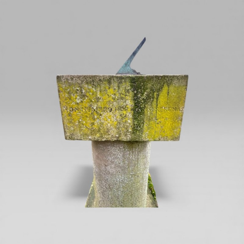 Historic Crimean War Sundial From Kinburn Fort - Stone Garden Sculpture - Image 10