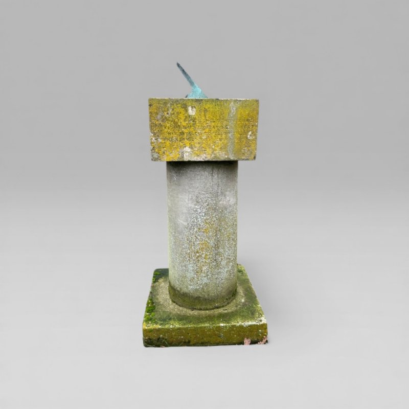 Historic Crimean War Sundial From Kinburn Fort - Stone Garden Sculpture - Image 11