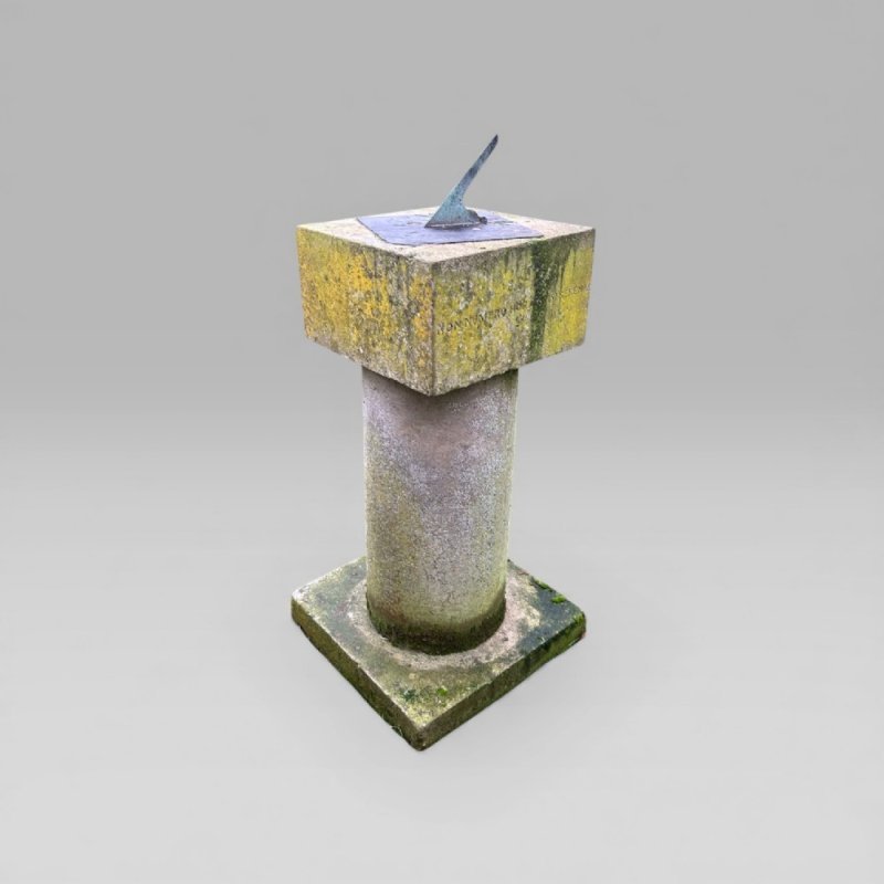Historic Crimean War Sundial From Kinburn Fort - Stone Garden Sculpture - Image 12