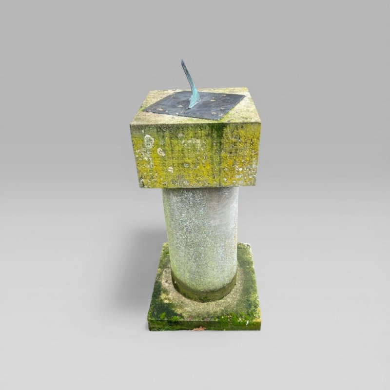 Historic Crimean War Sundial From Kinburn Fort - Stone Garden Sculpture - Image 14