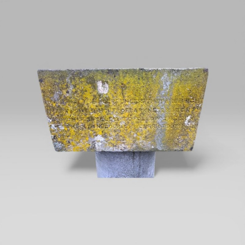 Historic Crimean War Sundial From Kinburn Fort - Stone Garden Sculpture - Image 15