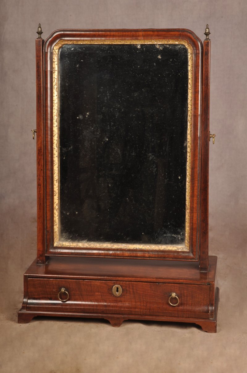 18th Century Mahogany Toilet Mirror - Image 7