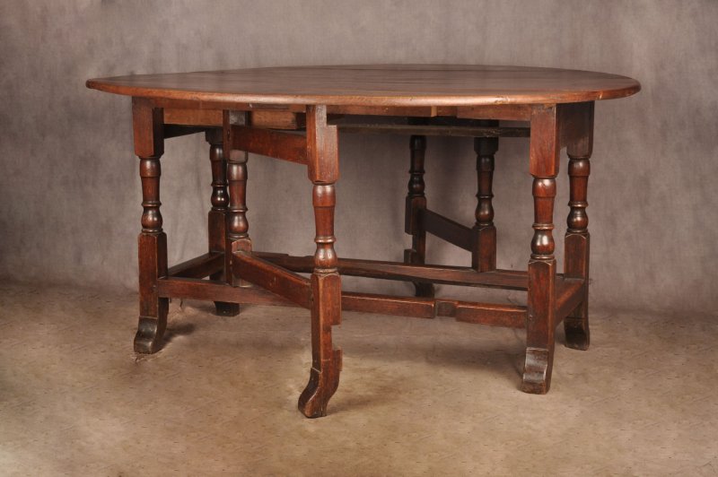Large 18th Century Oak Gateleg Table - Image 4