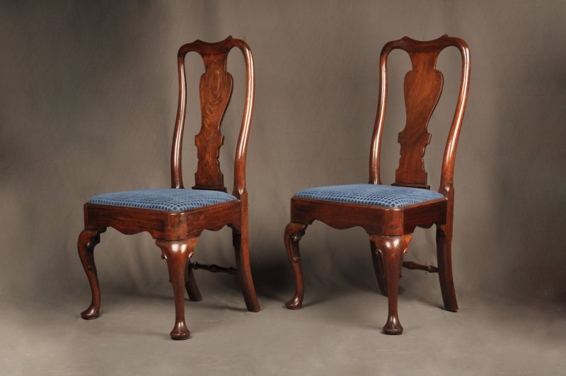 A Fine Pair Of George I Mahogany Side Chairs - Image 2