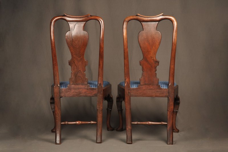 A Fine Pair Of George I Mahogany Side Chairs - Image 11