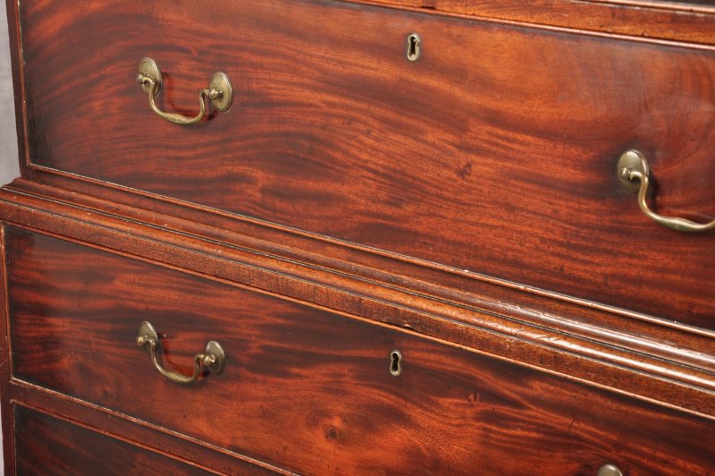 18th Century Mahogany Tallboy Chest on Chest - Image 11