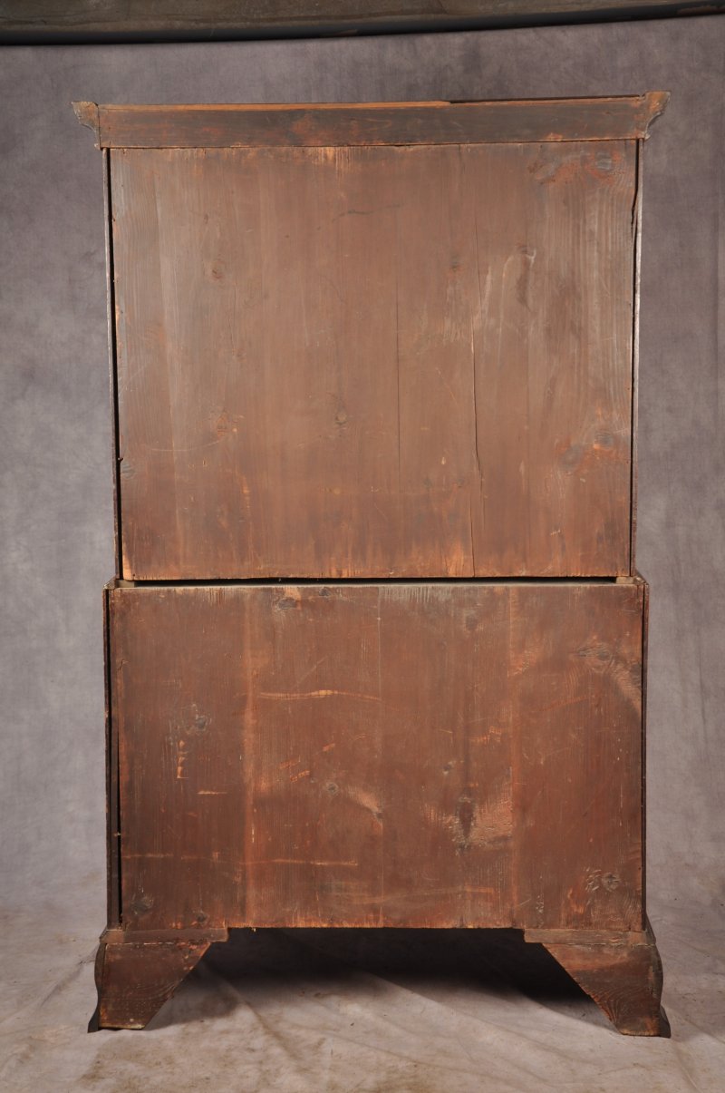 18th Century Mahogany Tallboy Chest on Chest - Image 12