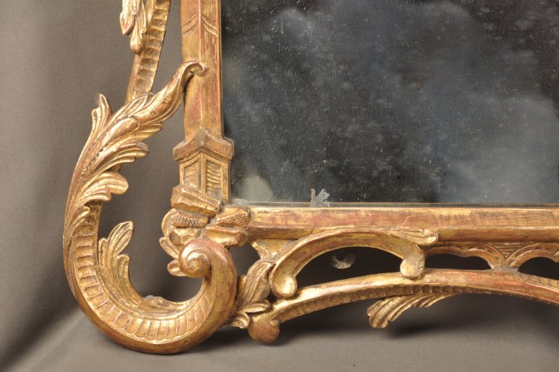 Fine & Rare 18th Century Giltwood Overmantel Mirror - Image 4