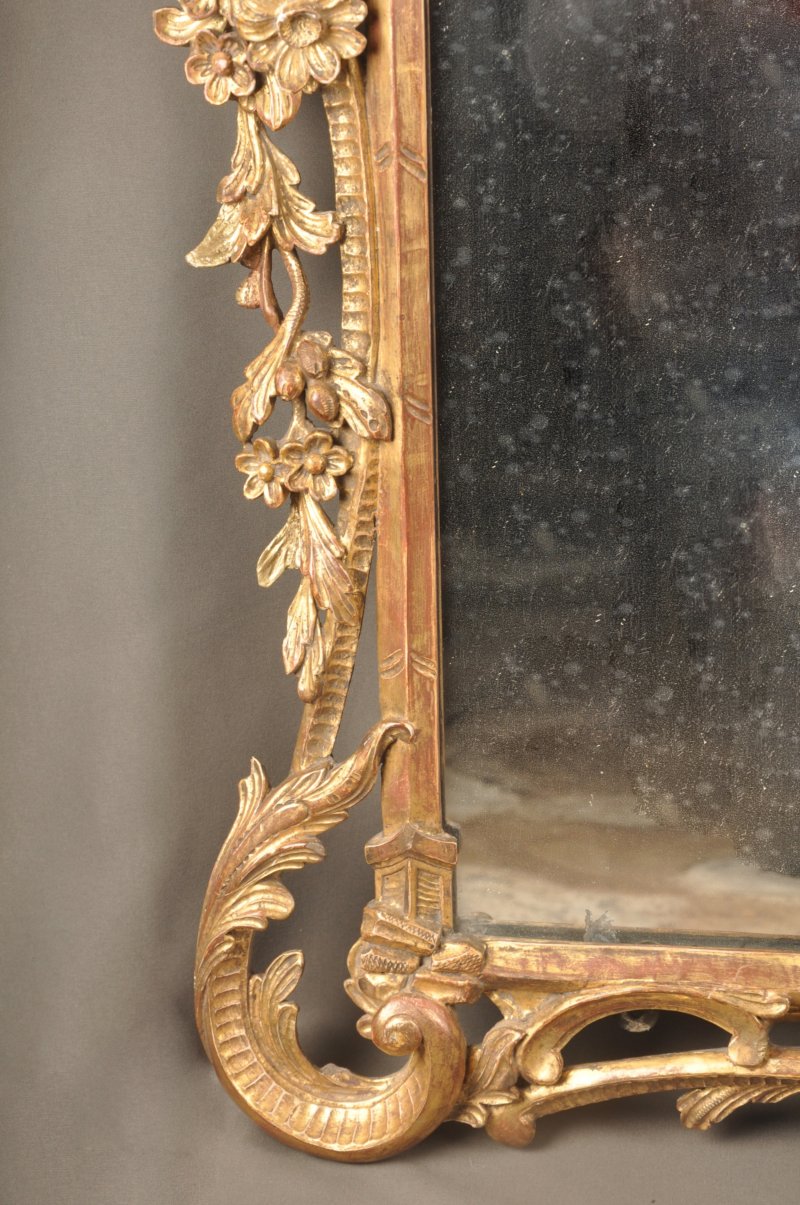 Fine & Rare 18th Century Giltwood Overmantel Mirror - Image 7