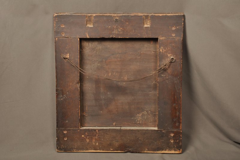 A Rare 17th Century Olive Wood Oyster Mirror - Image 6