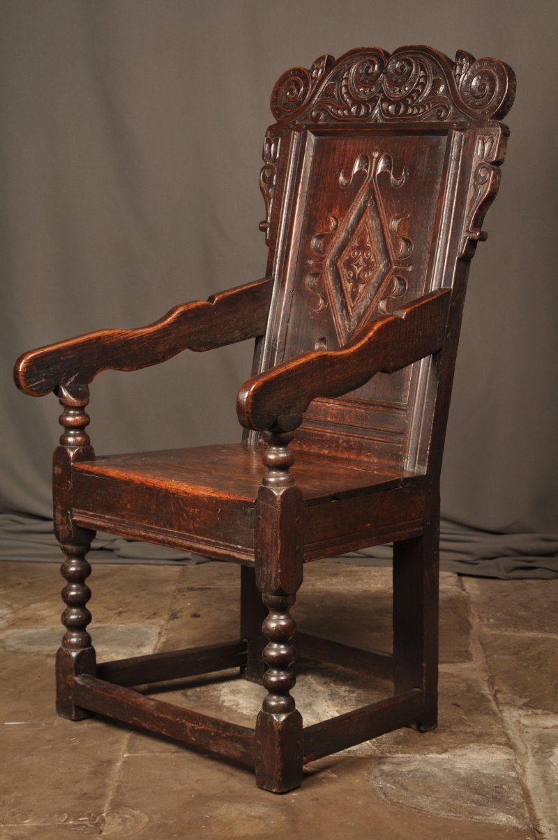 17th Century Yorkshire Wainscot Chair - Image 7