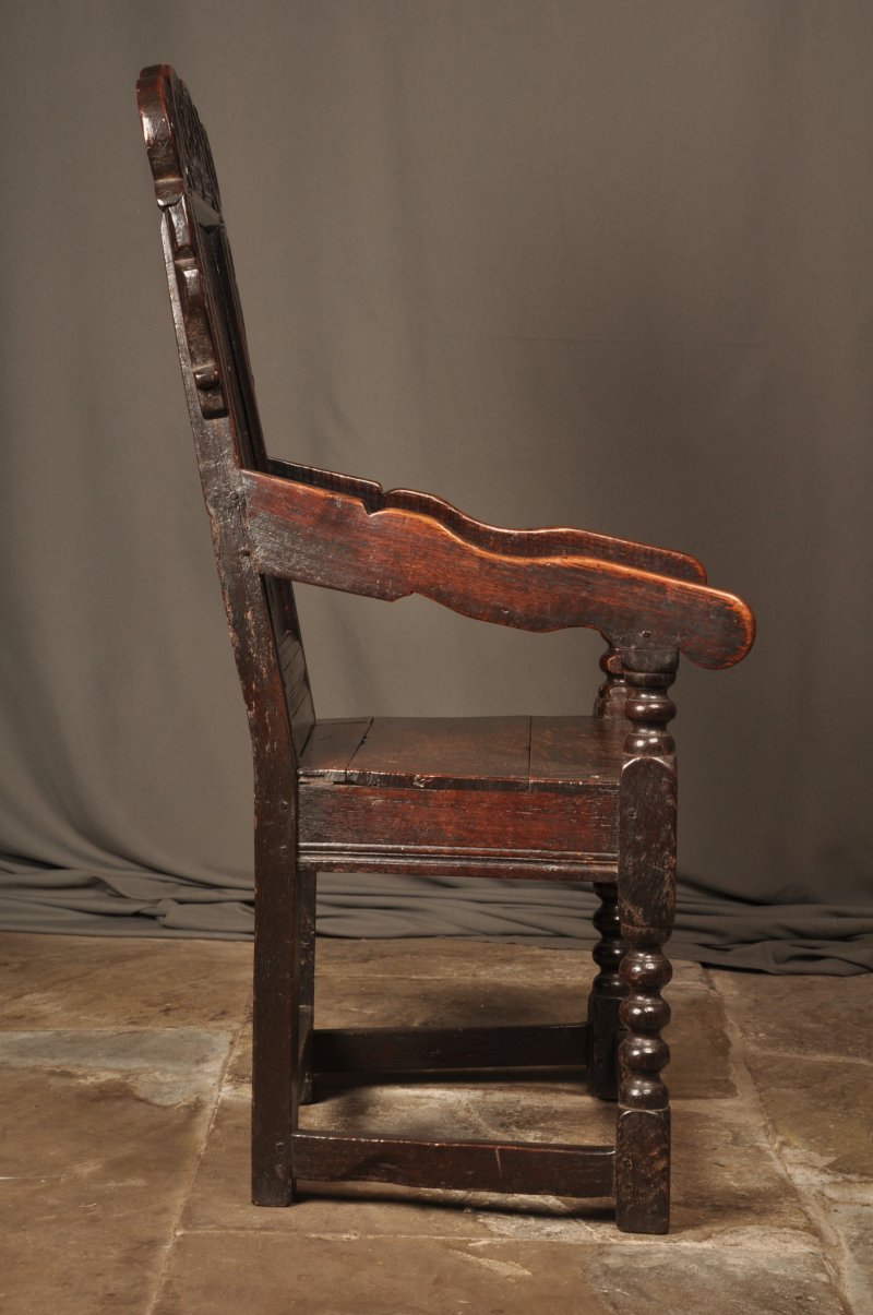 17th Century Yorkshire Wainscot Chair - Image 8