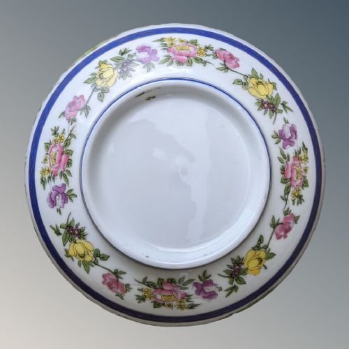 Antique Porcelain Samson Bowl Pheasants - Image 5