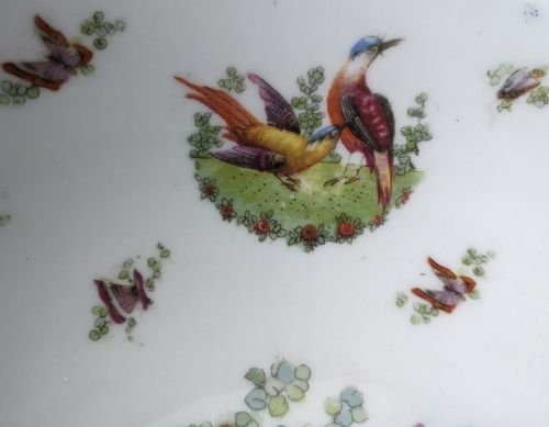 Antique Porcelain Samson Bowl Pheasants - Image 7