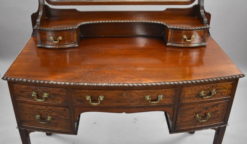 Edwardian Mahogany Dressing Table - Image 7