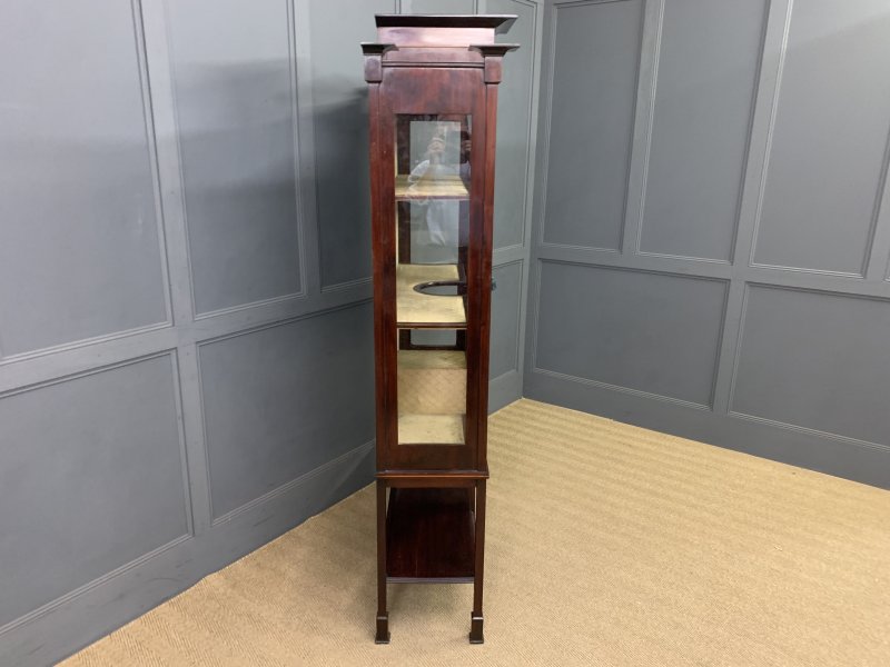 Arts and Crafts Inlaid Mahogany Display Cabinet - Image 12