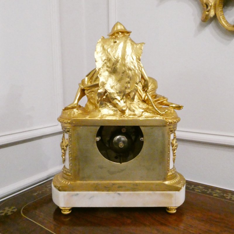 French Gilt Bronze & Marble Mantel Clock by Japy Freres - Image 13