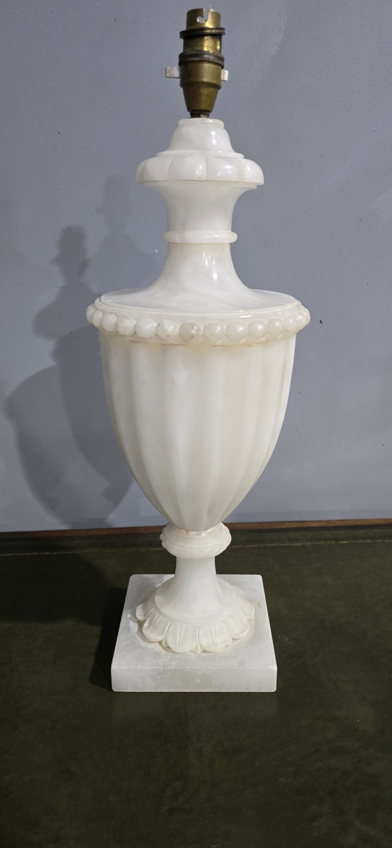 Large Alabaster Table Lamp - Image 6