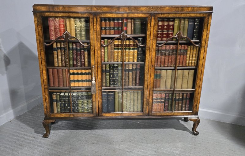 Top Quality Walnut Bookcase - Image 6