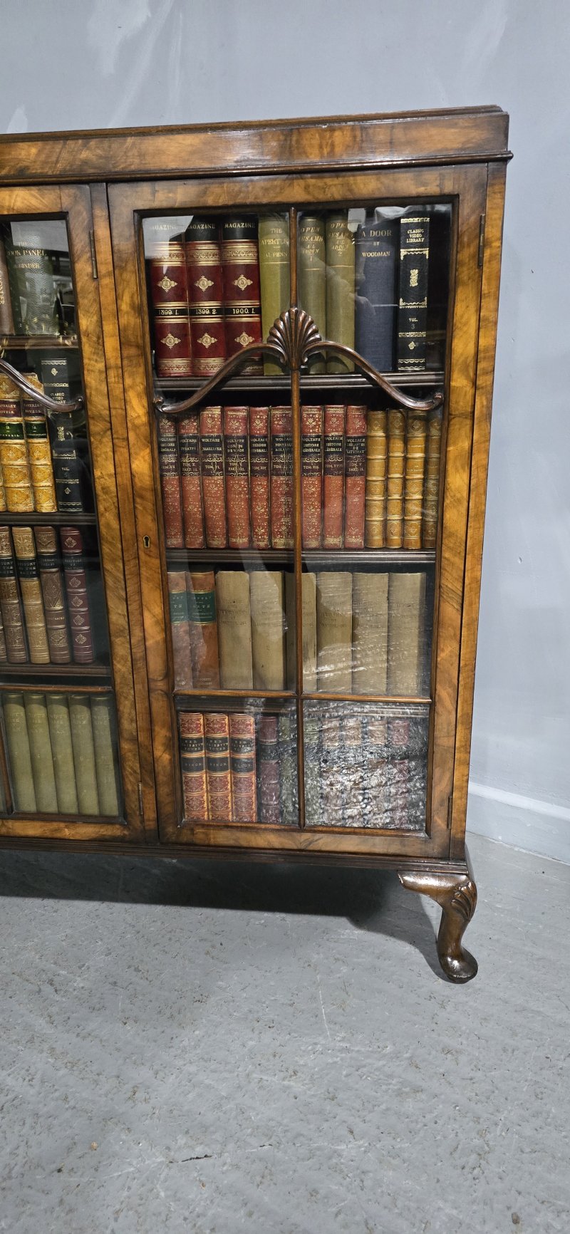 Top Quality Walnut Bookcase - Image 9