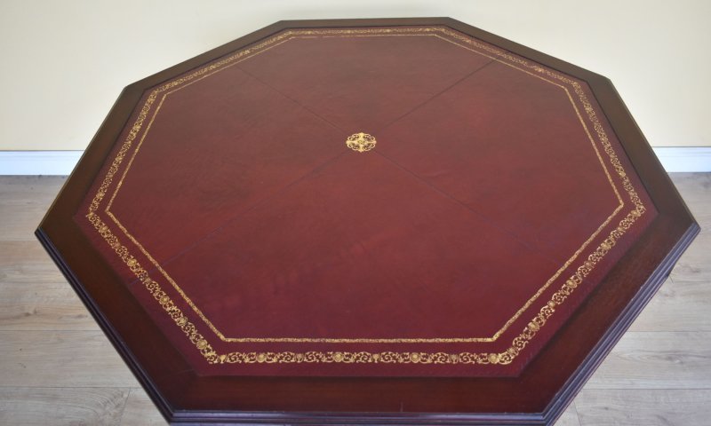 20th Century Edwardian Mahogany Drum Table - Image 5