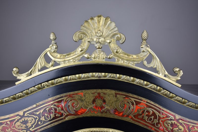 19th Century Ebonised Boulle Bonheur Du Jour - Image 17