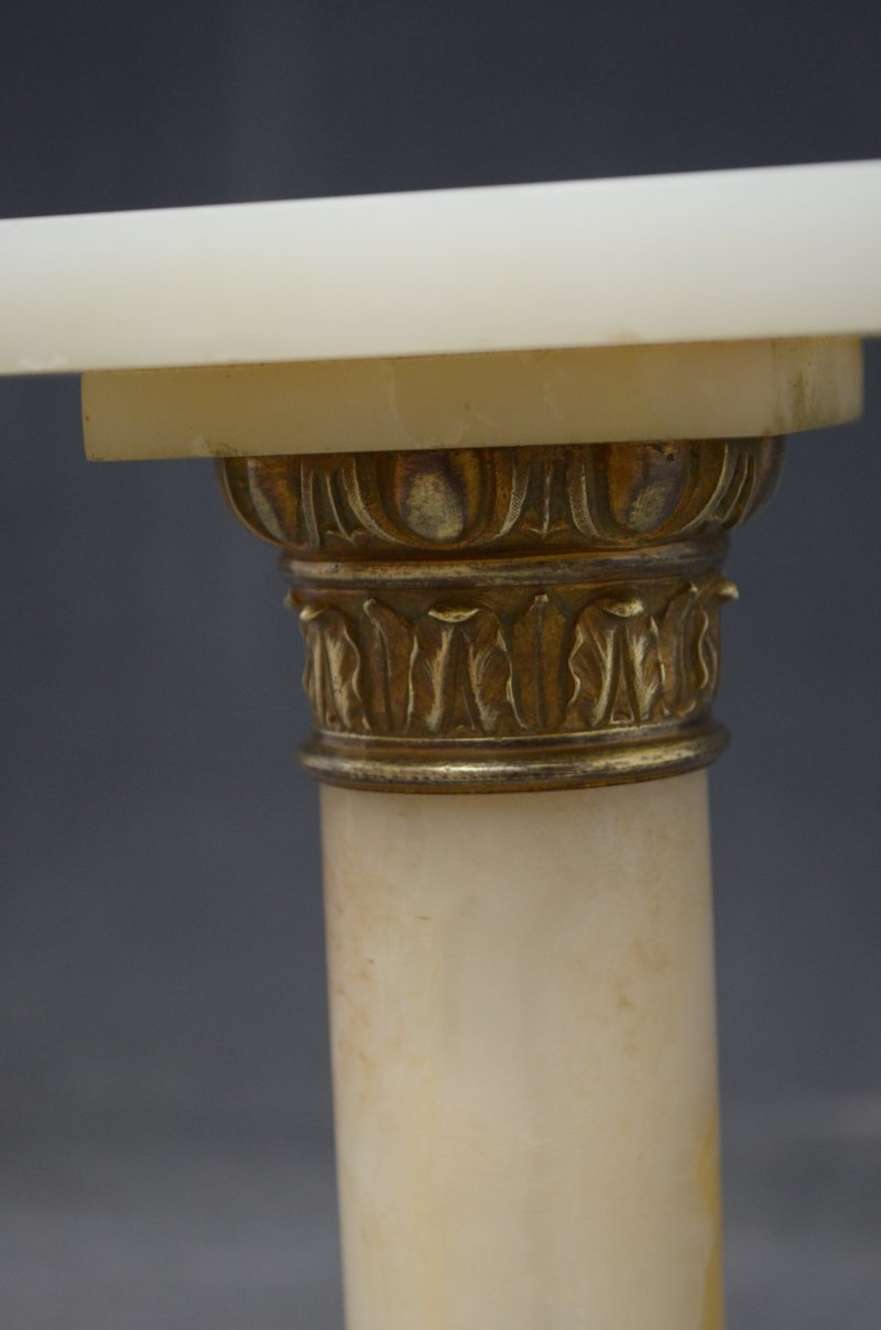 Pair Of Victorian Marble Pedestals Marble Columns - Grand Tour Onyx Pedestals - Image 10