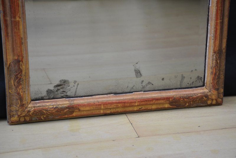 Gesso and Giltwood Pier Mirror  w49cm - Image 3