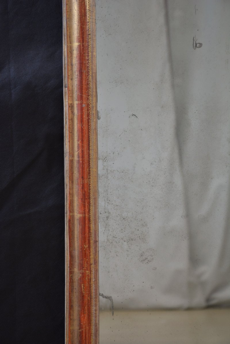 Gesso and Giltwood Pier Mirror  w49cm - Image 4