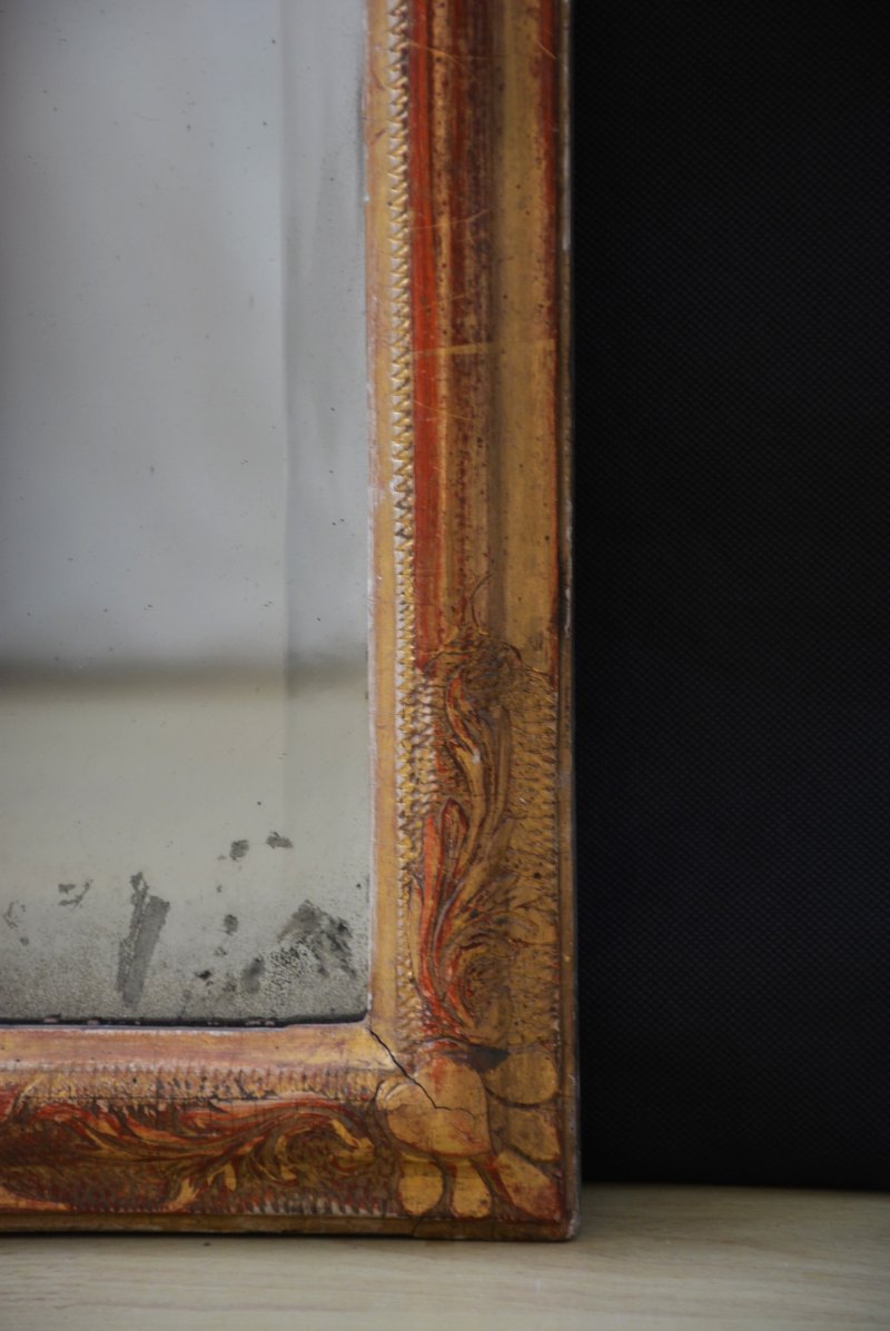 Gesso and Giltwood Pier Mirror  w49cm - Image 10