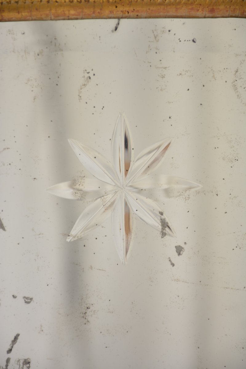 Gesso and Giltwood Pier Mirror  w49cm - Image 12