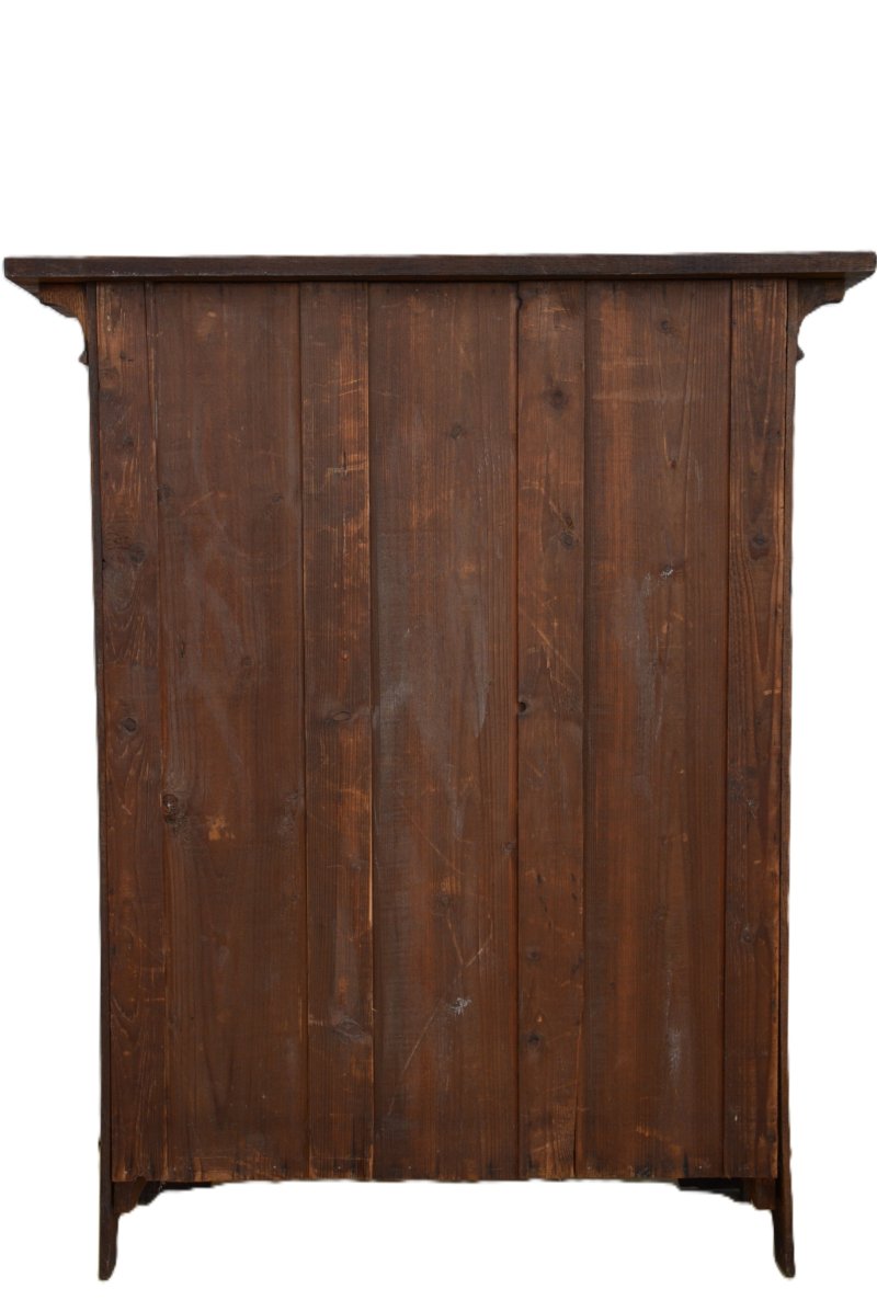 Arts and Crafts Solid Oak Open Bookcase - Image 12