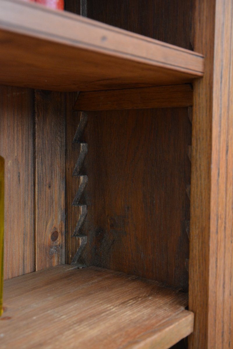 Arts and Crafts Solid Oak Open Bookcase - Image 15
