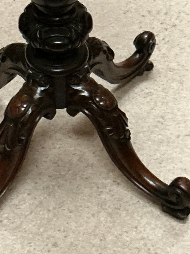 19th Century Marble Top Table - Image 9