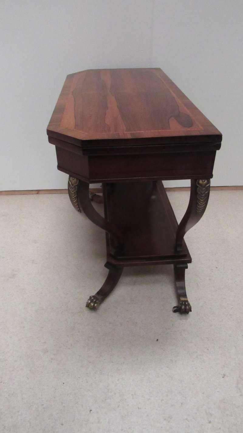 Superb Regency Card Table - Image 13