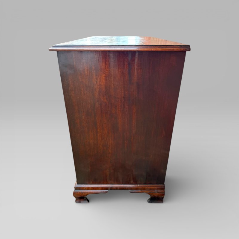 Antique George III 1790 Mahogany & Brass Chest Of 5 Drawers By J Moorcroft - Image 10