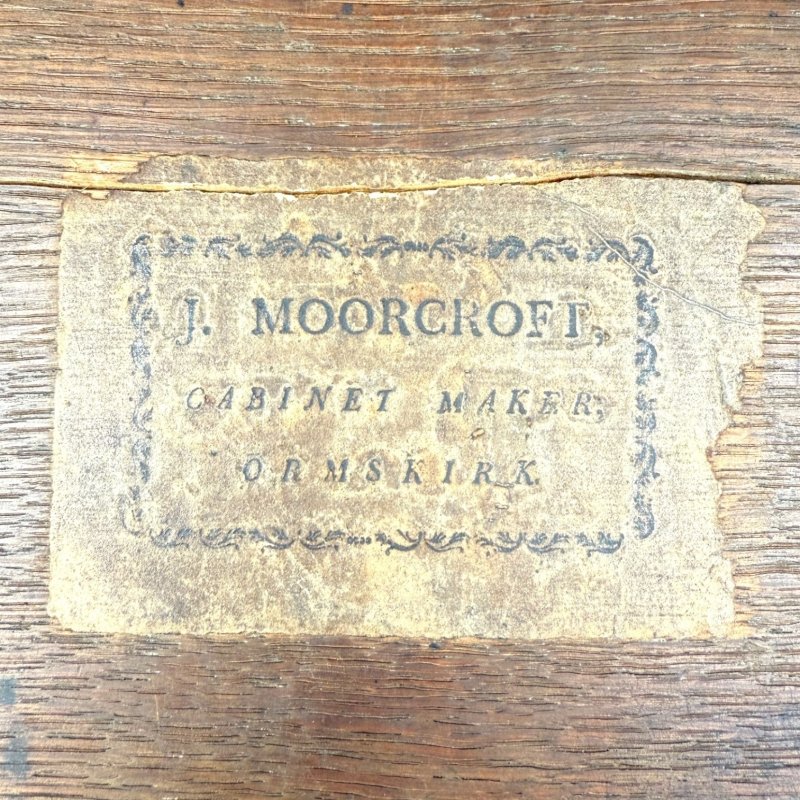 Antique George III 1790 Mahogany & Brass Chest Of 5 Drawers By J Moorcroft - Image 15