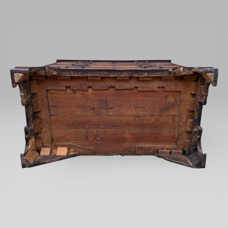 Antique George III 1790 Mahogany & Brass Chest Of 5 Drawers By J Moorcroft - Image 11