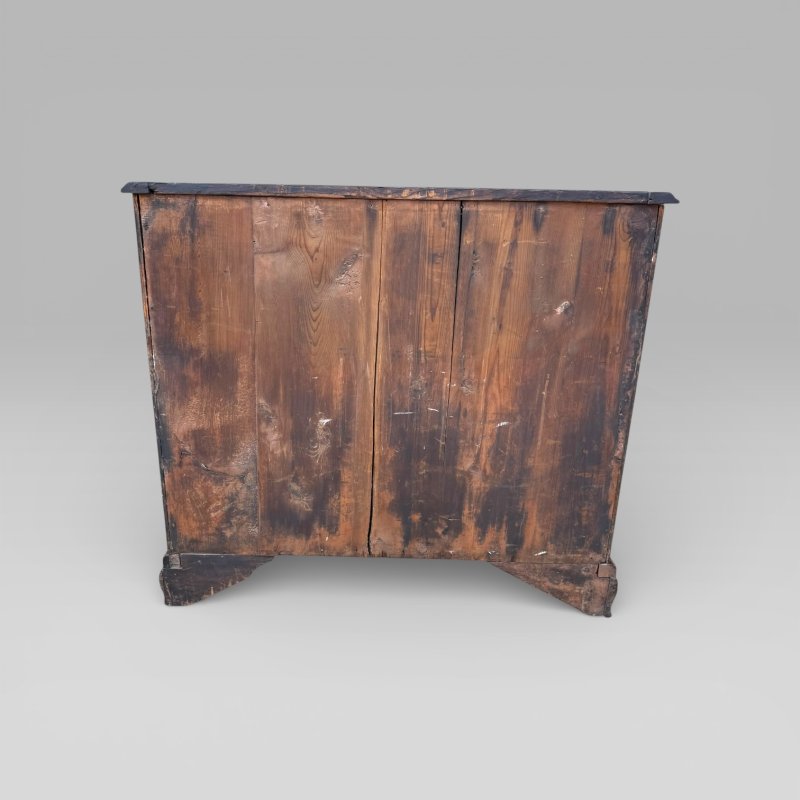 Antique George III 1790 Mahogany & Brass Chest Of 5 Drawers By J Moorcroft - Image 12