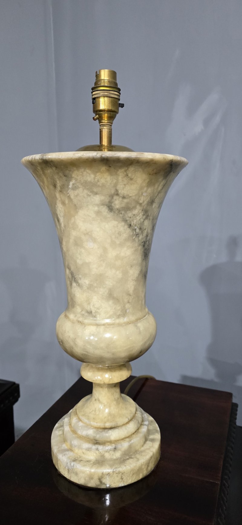 Pair Italian Marble Table Lamps - Image 3