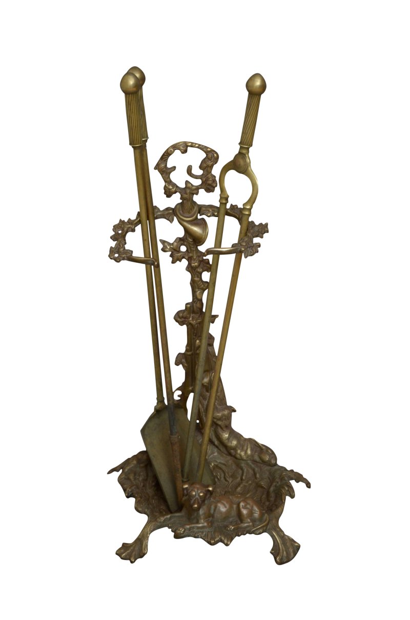 Brass Umbrella Stand or Fire Companion Stand - Image 3