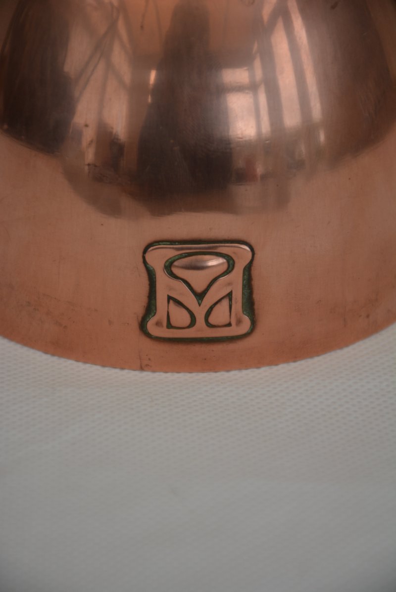Wmf Art Nouveau Sugar Bowl Copper Plated, Secession C1900s - Image 14