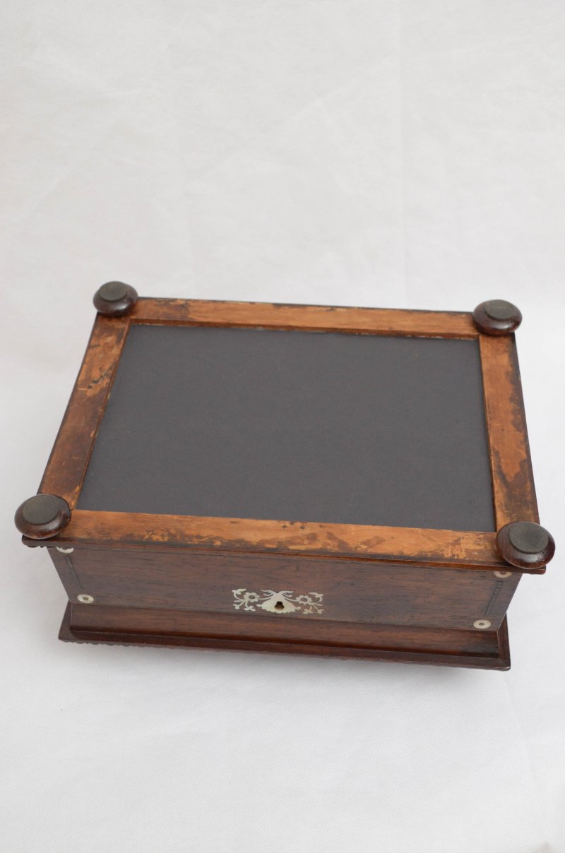 William IV Sarcophagus Jewellery Box In Rosewood - Image 6