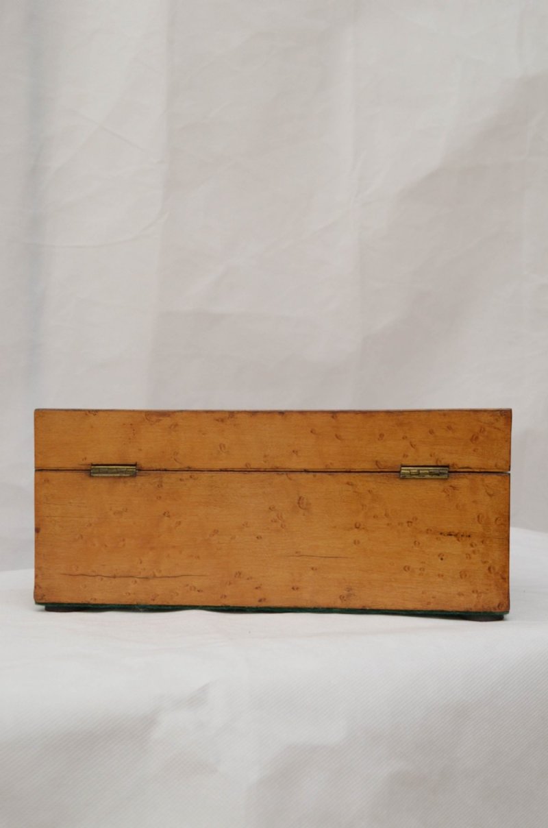 Victorian Bird's-eye Maple Jewellery Box With Tray - Image 11